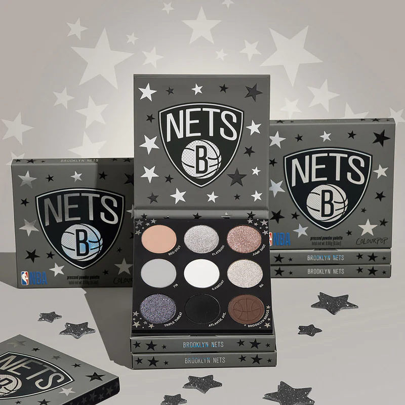 ColourPop Brooklyn Nets Palette